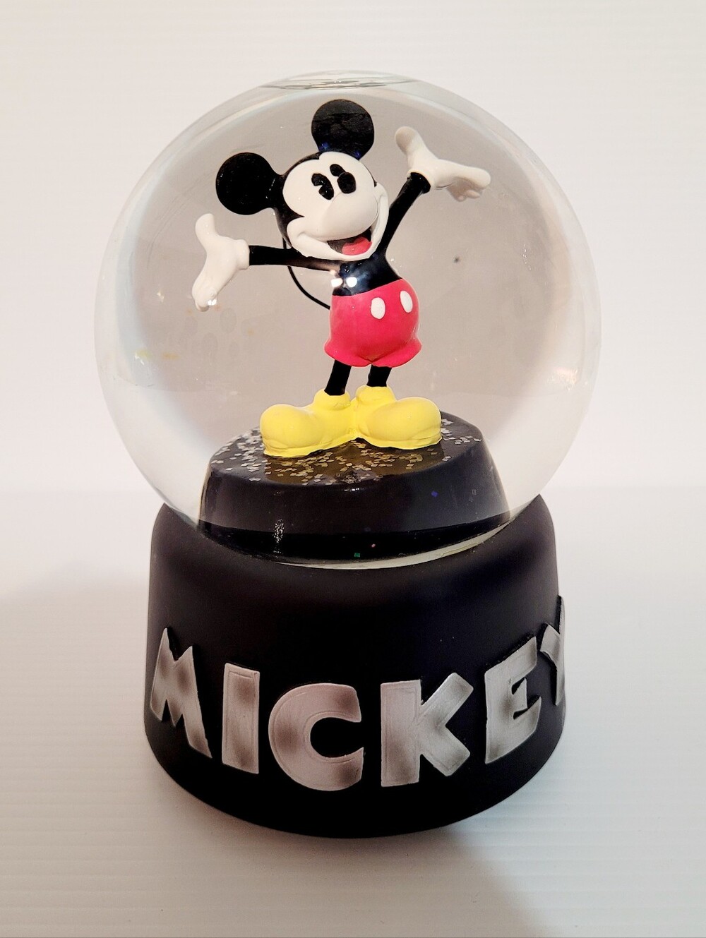 Disney Mickey Mouse Musical Snow Globe Mickey Mouse March 5” Works